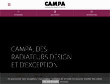 Tablet Screenshot of campa.fr